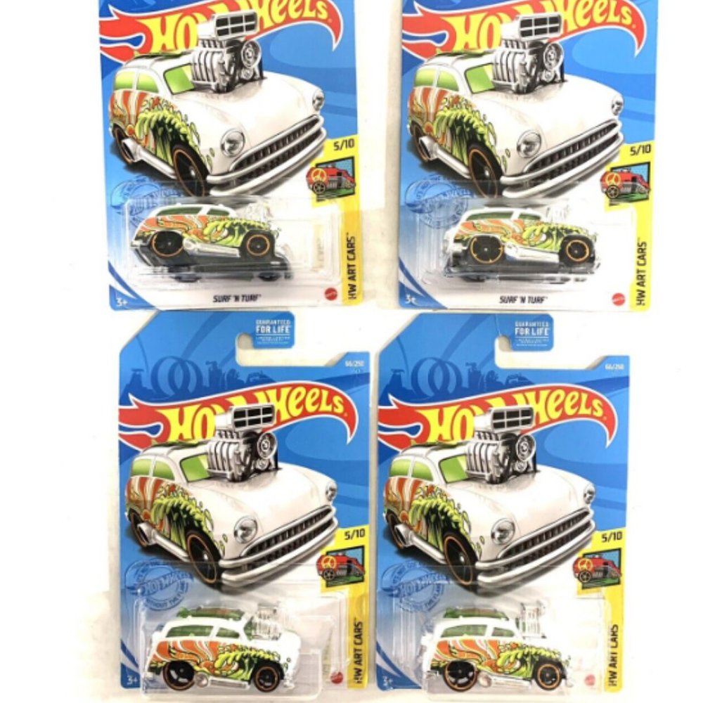 2020 Hot Wheels #66 Surf N Turf White Version